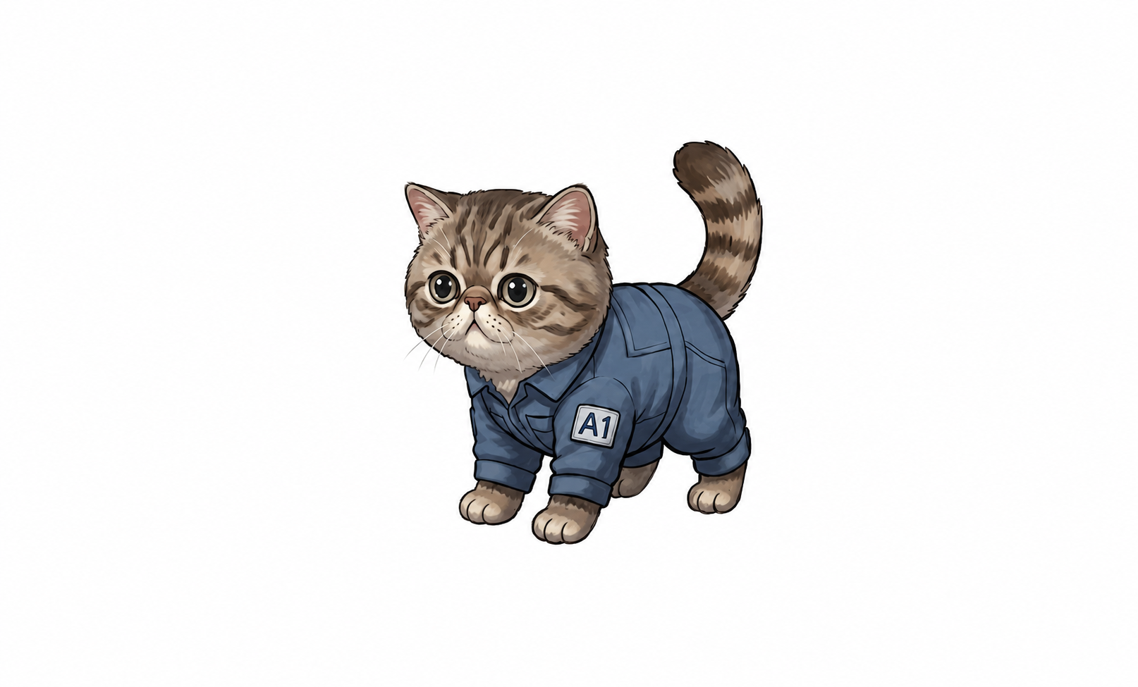 マスコット ねこ（ホコリ払い担当）